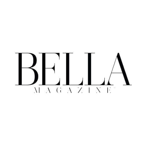 BELLA Magazine logo in black text on a white background