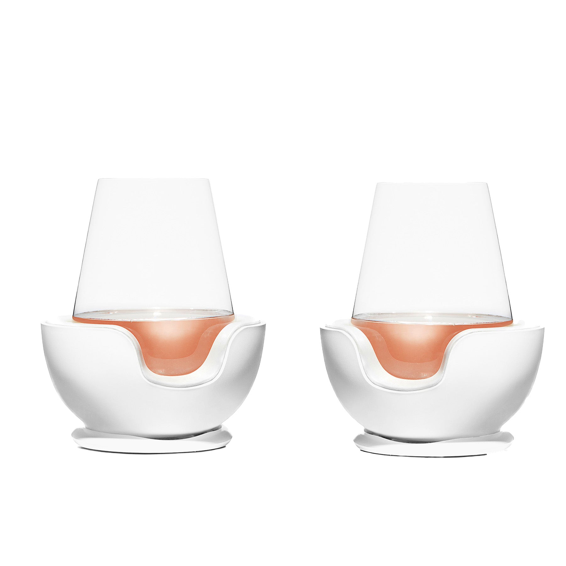 Vochill stemless wine chillers keep your wine cold for up to three hours