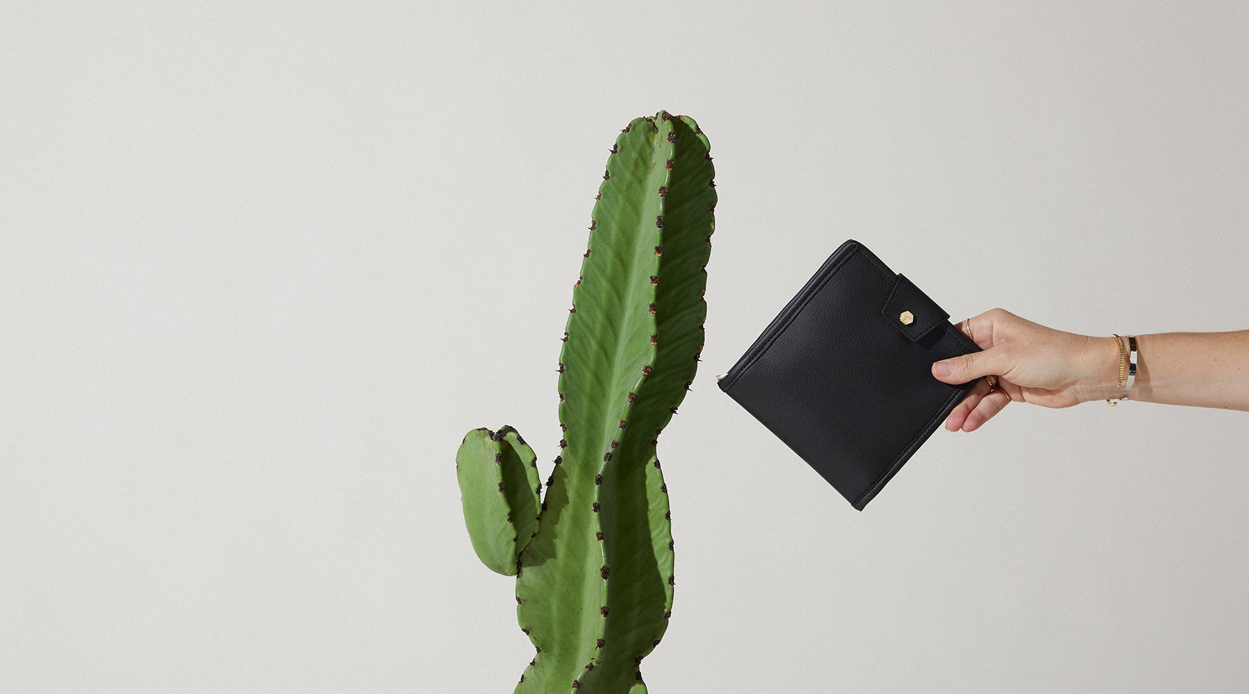 Our newest product is here! The Journey Cactus “Leather” Jewelry Pouch