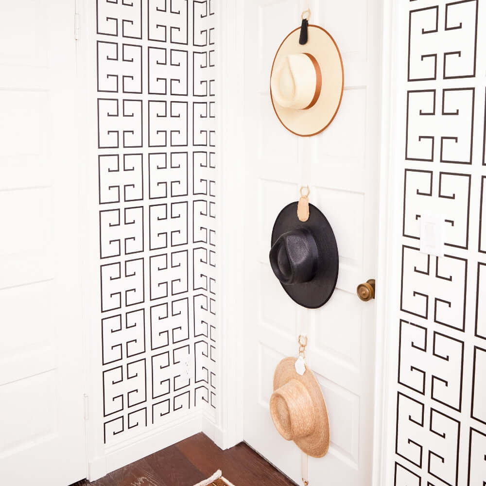lindsay albanese hat organizer the collector hangs on the back of your door and organizes your hats