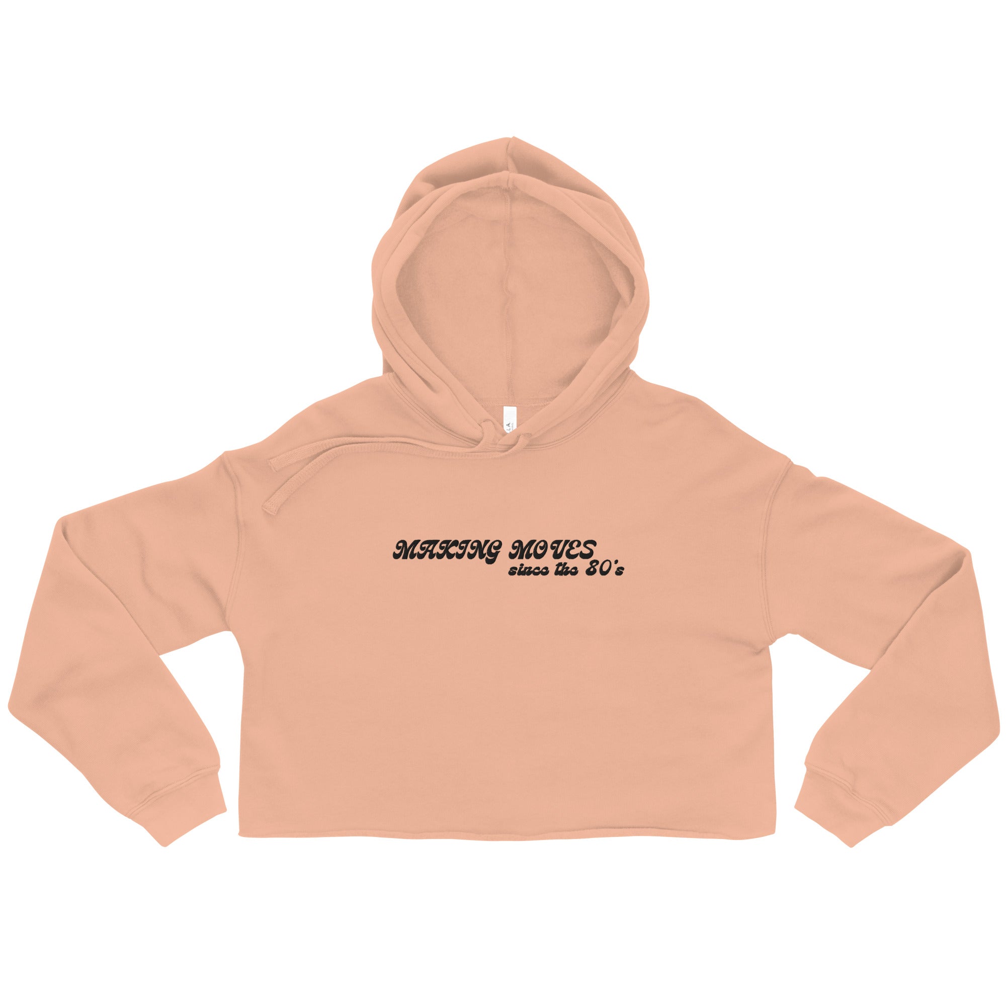 'Making Moves Since the 80s' Crop Hoodie